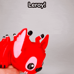 Flexi Leroy Articulated Toys, Keychain, Magnet (Leroy, from Lilo & Stitch Movie) Fan-Art 3d model