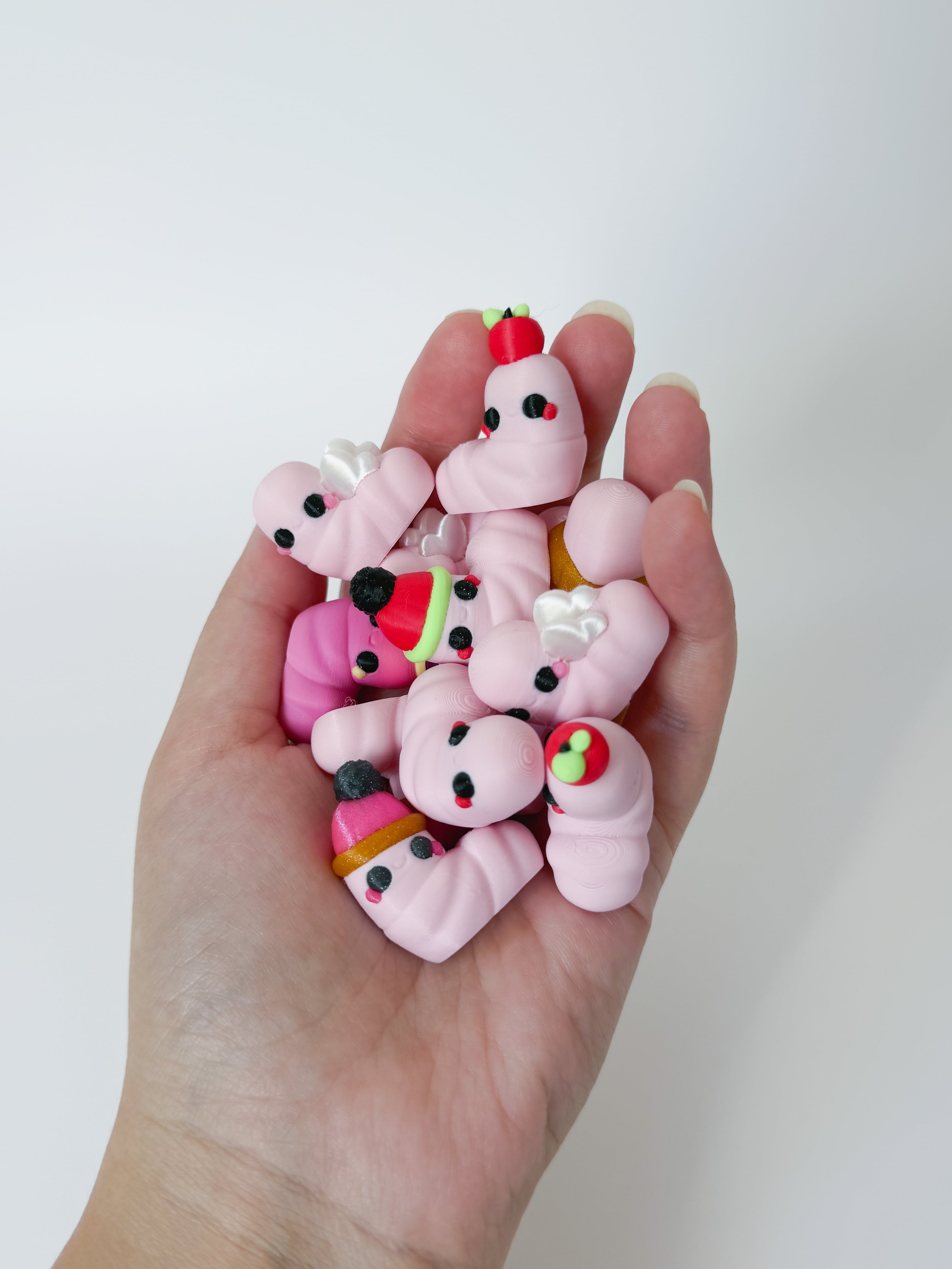 Worm Magnets 3d model
