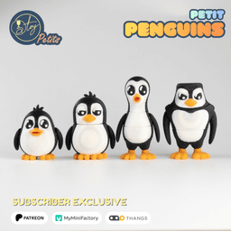 Petit Penguins 3d model