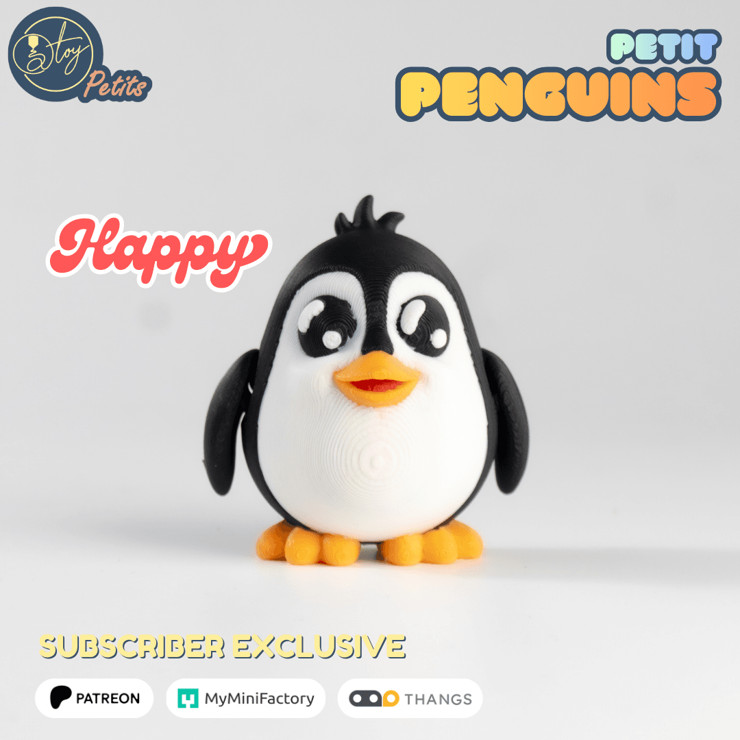 Petit Penguins 3d model