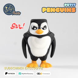 Petit Penguins 3d model