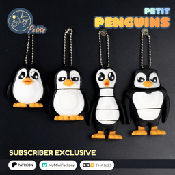 Petit Penguins 3d model
