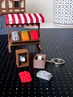Medieval Crate Clicker - Medieval Market Stall 3d model
