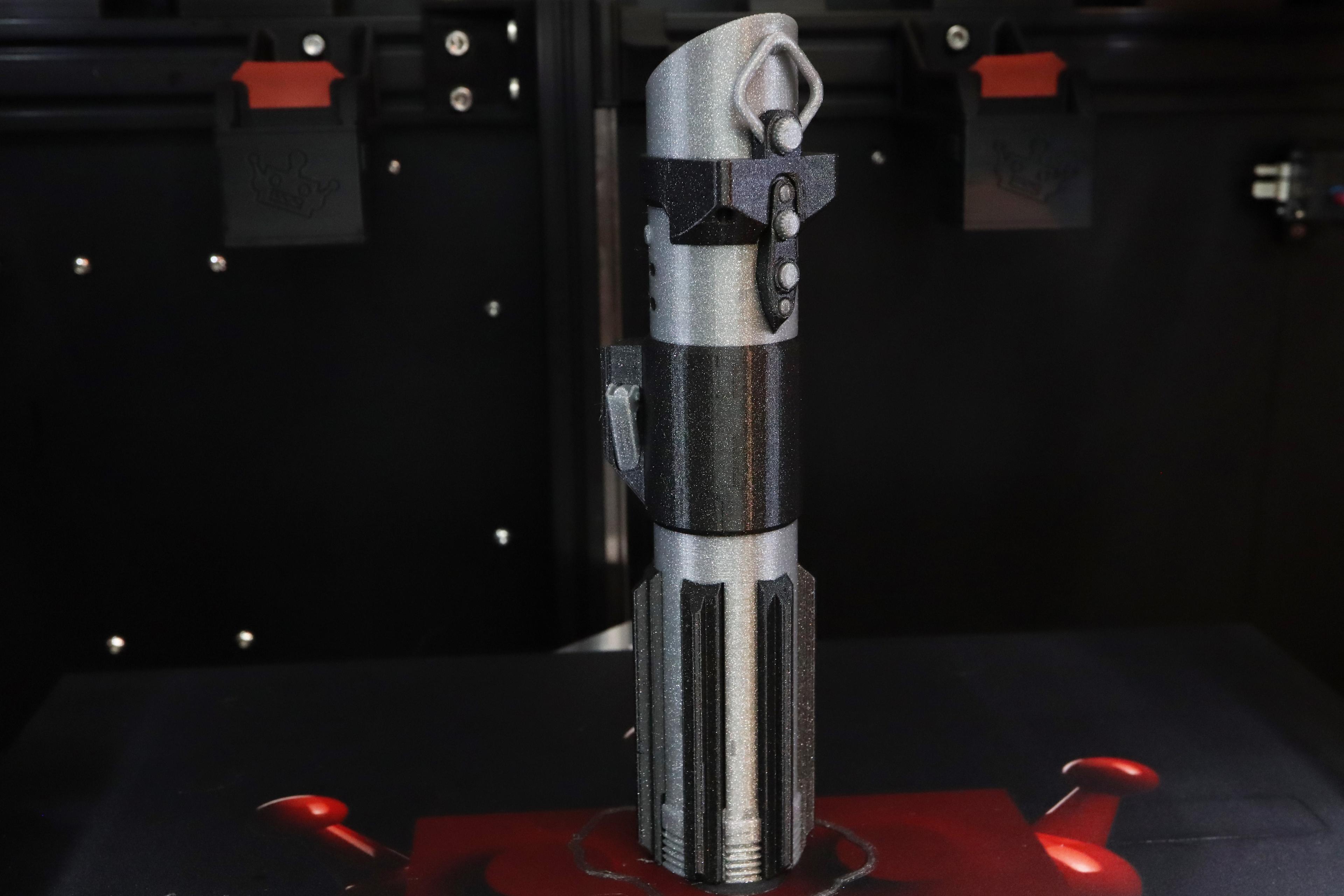 Collapsing Sith Lightsaber (dual extrusion) 3d model