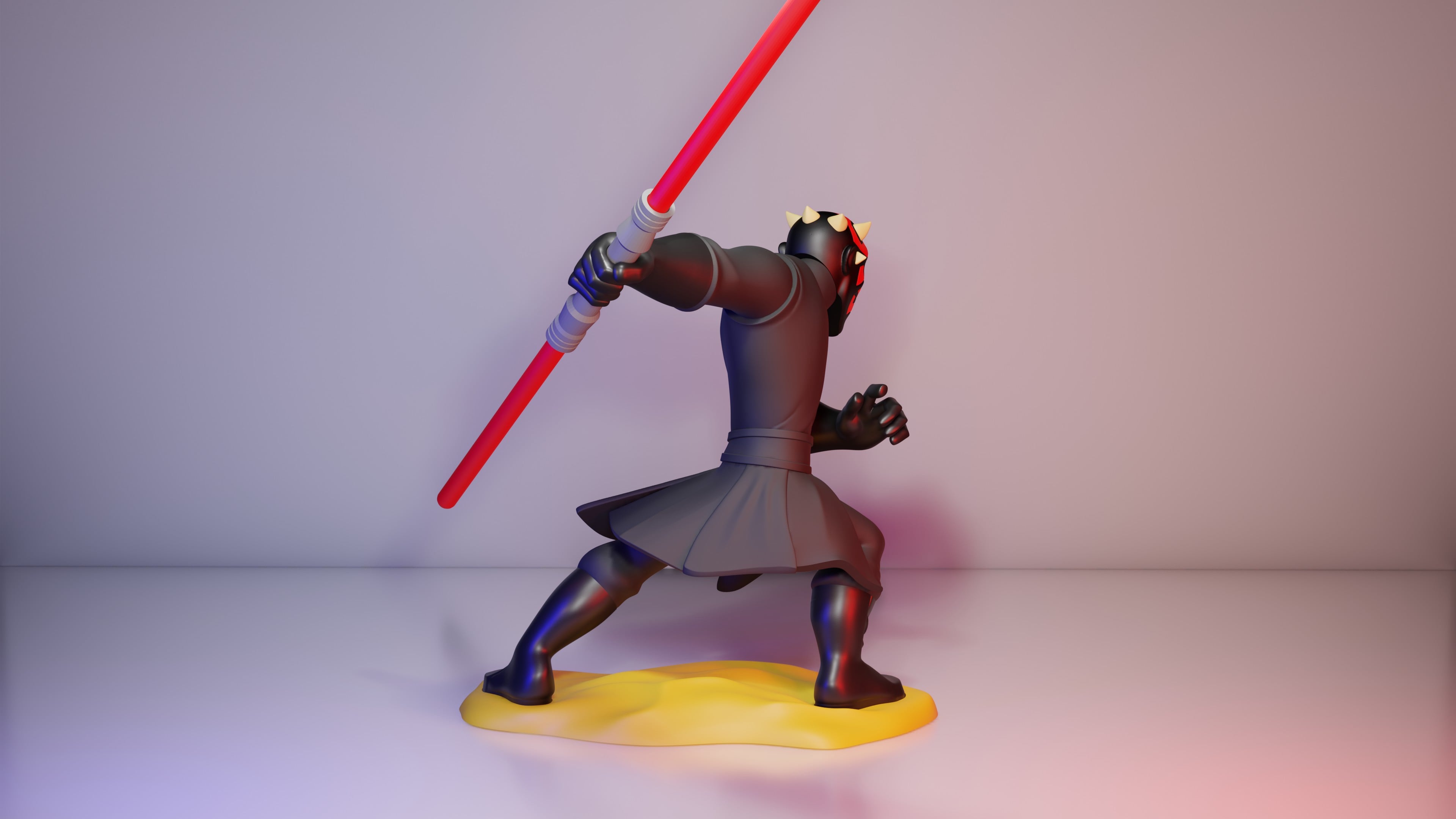 Darth Maul Multiparts +3MF 3d model