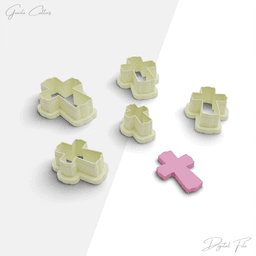 Easter Polymer Clay Cutter Package, 5 Models, 2 Cutter Version, 5 Sizes Included, Stl File, No: 1192 3d model