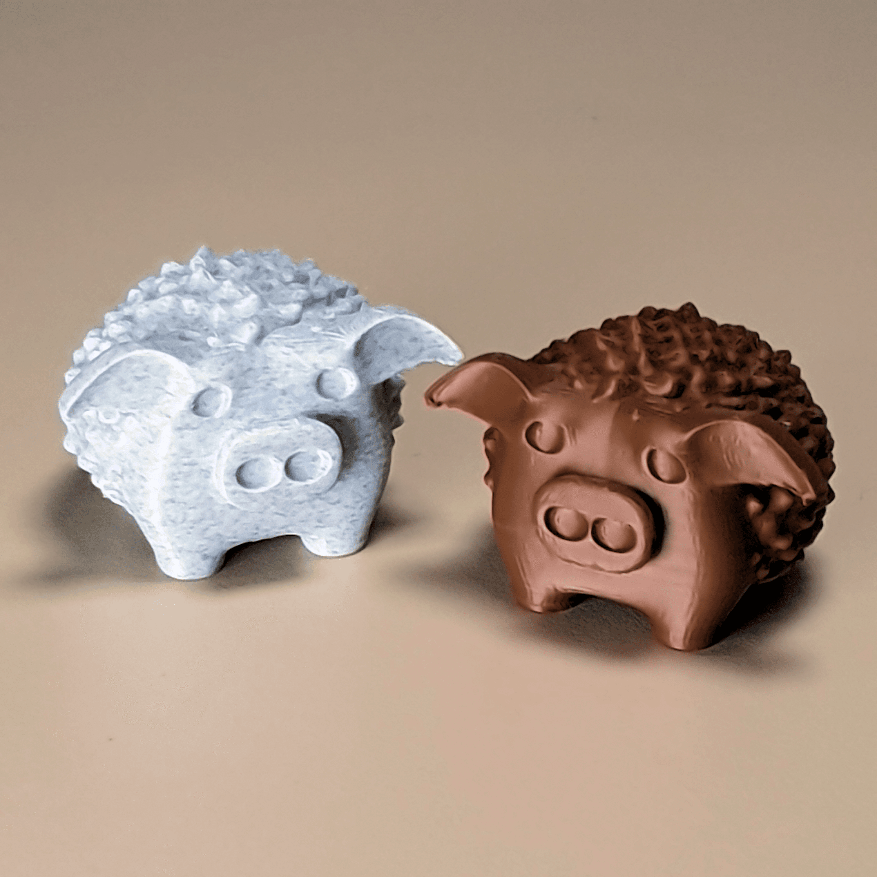 Spike the fidget pig 3d model