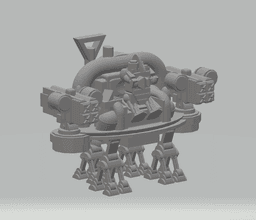 FHW: Worker Bots Walking Controller Throne 3d model