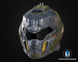 Doom Slayer Dark Ages Helmet - 3D Print Files 3d model