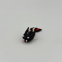 Baby Dragon Flexy + Keychain 3d model