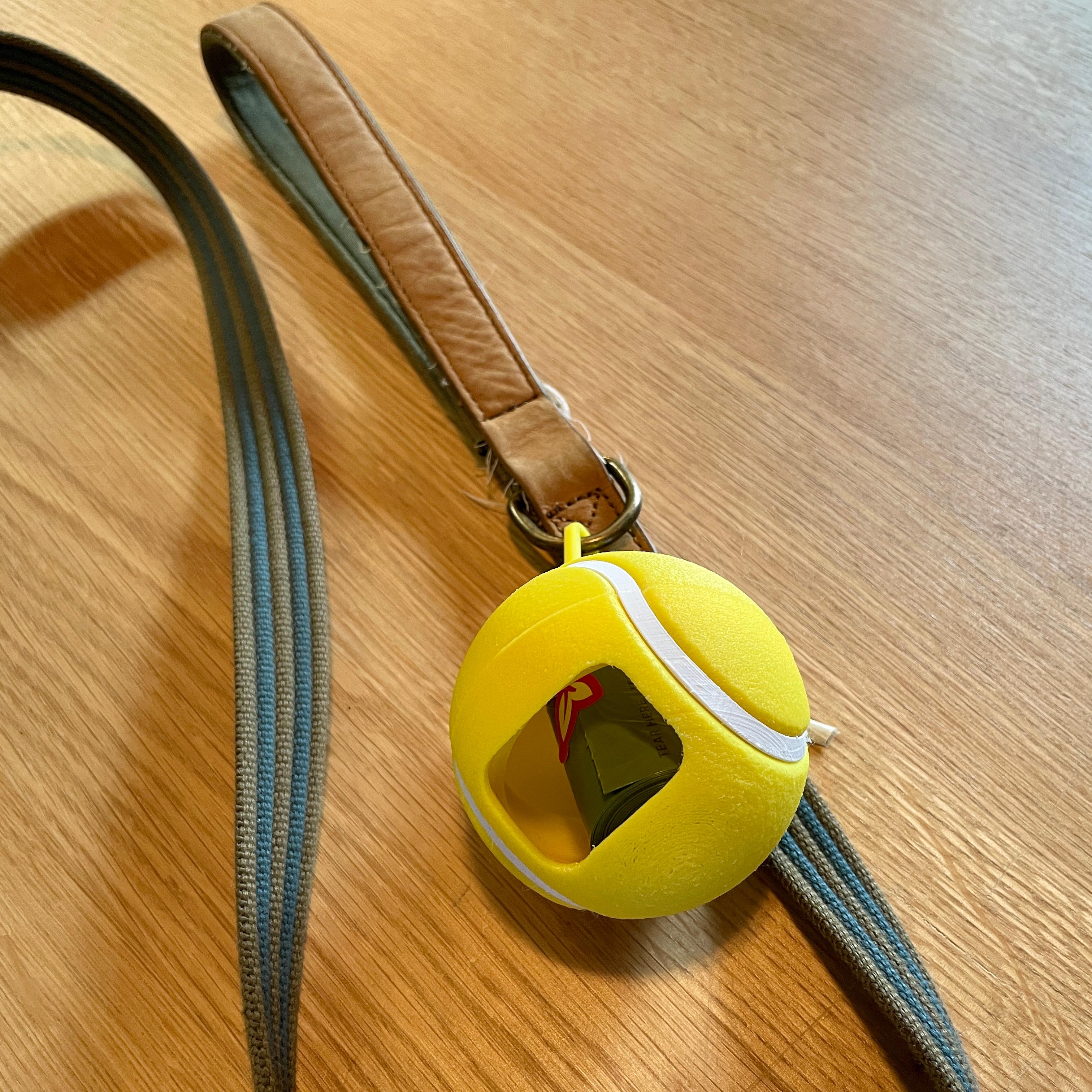 Tennis Ball Doggy Bag Holder 3d model
