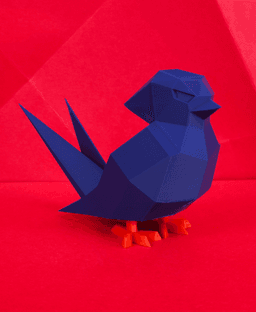 Swellow Low Poly Pokemon 3d model