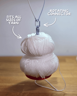 Stray Kids Portable Wrist Yarn Wool Holder Yarn Storage Crochet Yarn Holder with wrist strap 3d model
