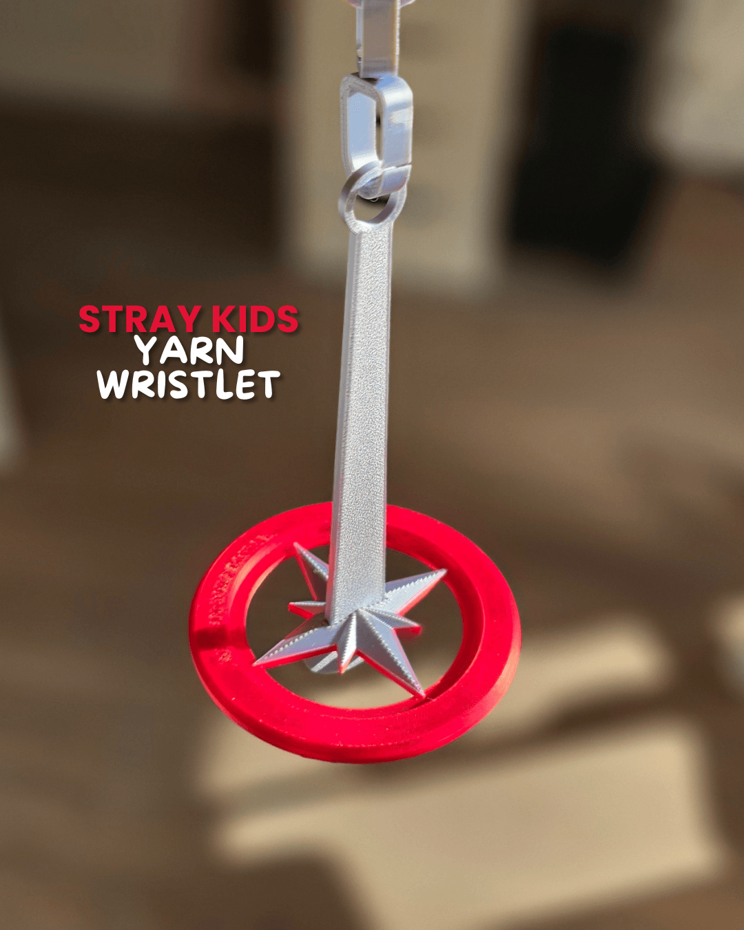 Stray Kids Portable Wrist Yarn Wool Holder Yarn Storage Crochet Yarn Holder with wrist strap 3d model