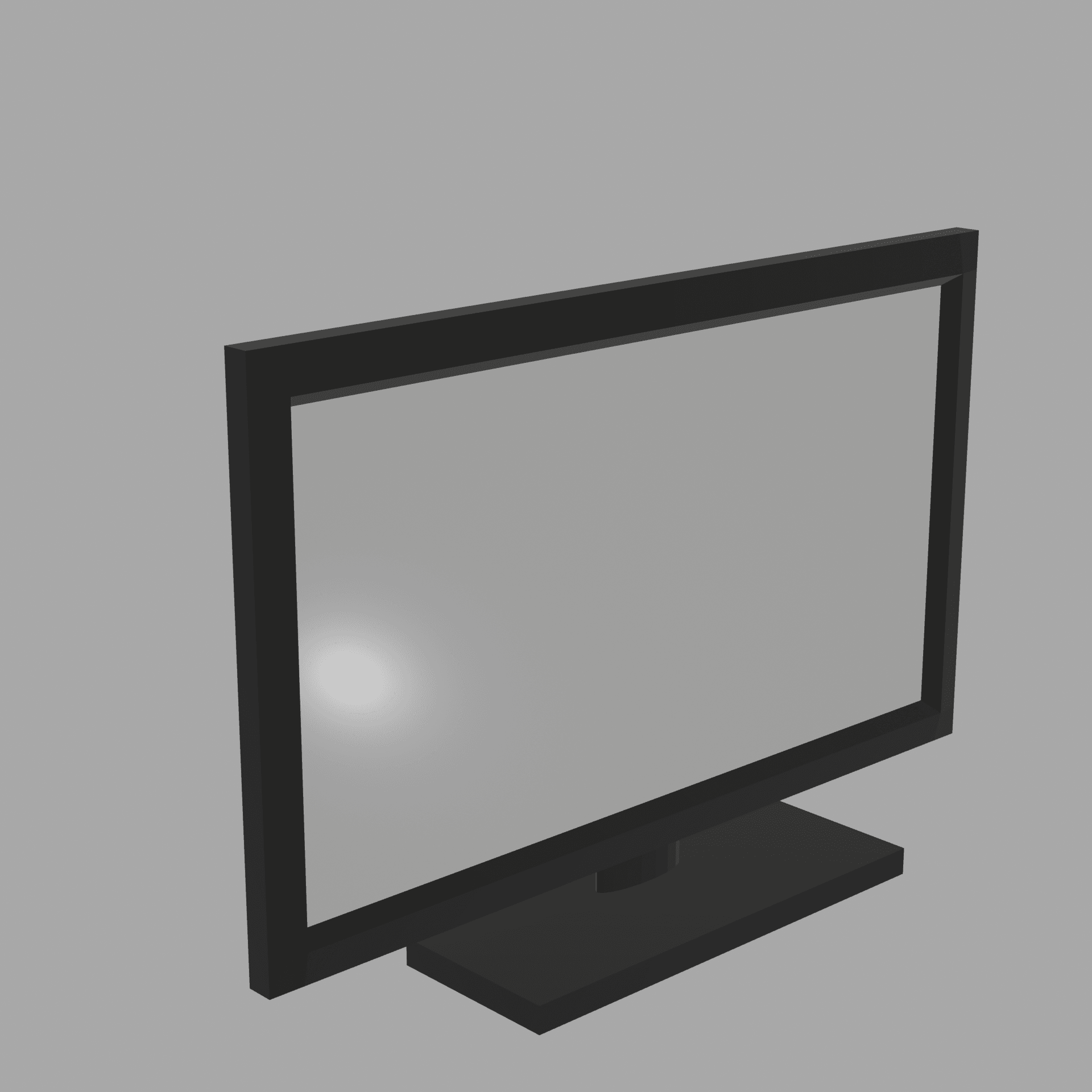 Flat Screen TV 3d model