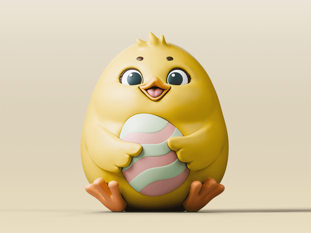 Easter Egg (No support) 3d model