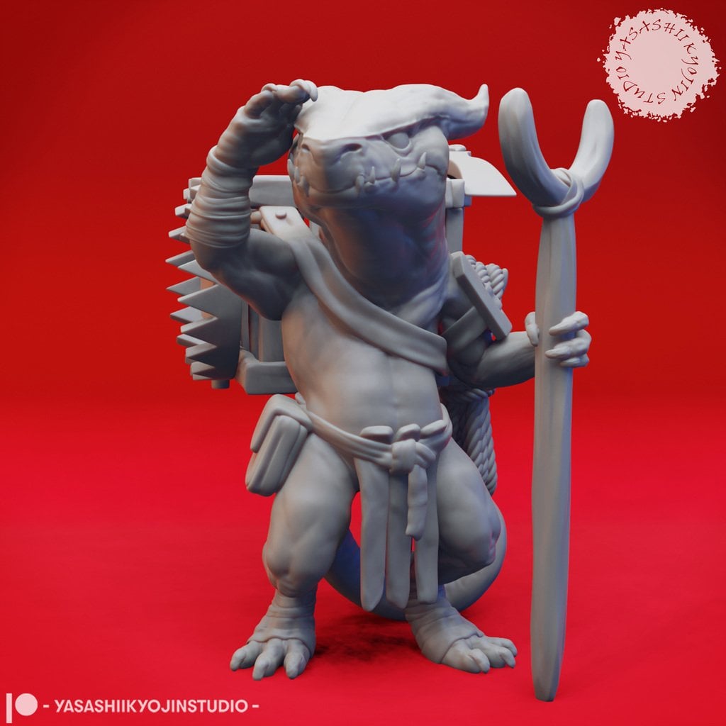 Kobold Trapper - Tabletop Miniature 3d model