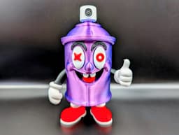 Graffiti Guy – Spray Can Figure 3d model