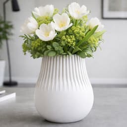 FLUTED RIBBED PLANTER POT 3d model