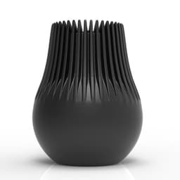 FLUTED RIBBED PLANTER POT 3d model