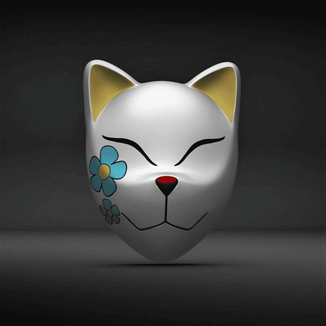 Makomo Mask -Demon Slayer 3d model