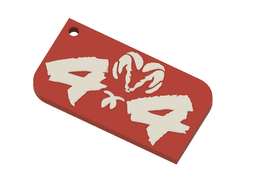 Keychain: Dodge IV 3d model