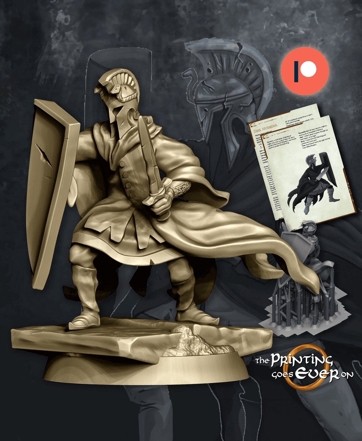 Dark Myrmidon 3d model