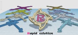 Re115 - Rapidevolution 115mm (3") Printpick FPV Frame 3d model