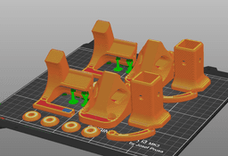 Folding Table Hinge - V2 3d model