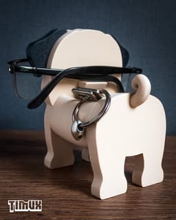 PUG GLASSES HOLDER V2 3d model