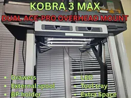 ANYCUBIC KOBRA 3 MAX DUAL ACE-PRO OVERHEAD MOUNT - FOR ACE 1 AND ACE 2 PRO 3d model