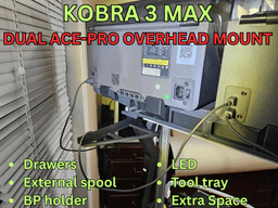 ANYCUBIC KOBRA 3 MAX DUAL ACE-PRO OVERHEAD MOUNT - FOR ACE 1 AND ACE 2 PRO 3d model