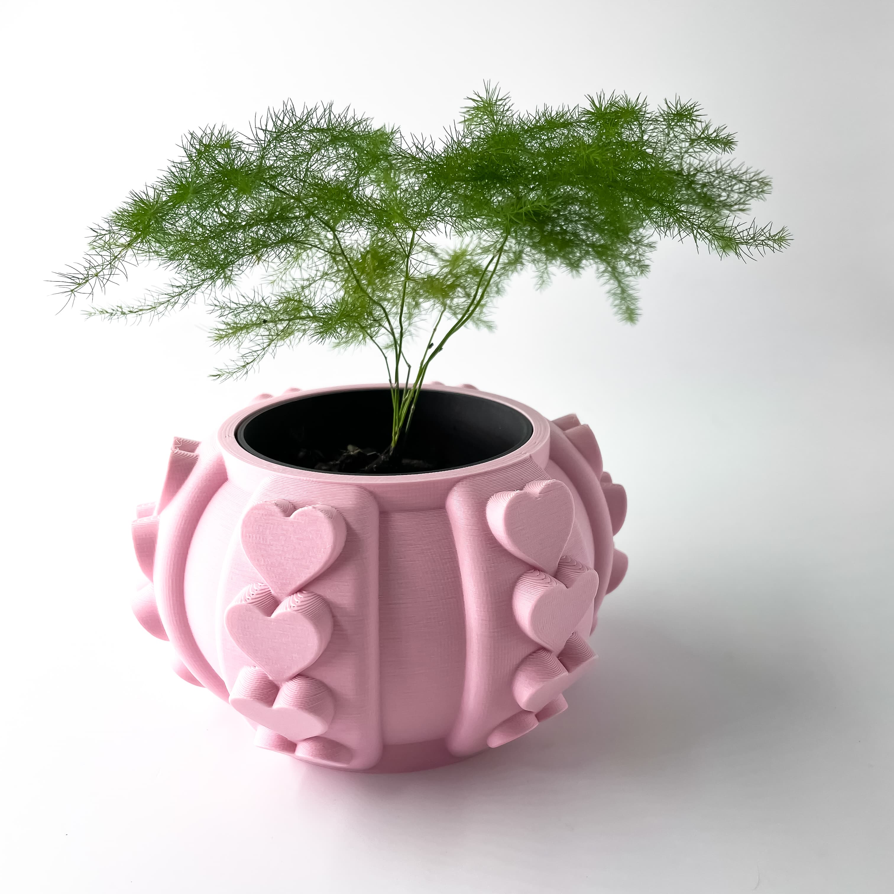 The Frenor Planter Pot with Drainage Tray & Stand | Modern and Unique Home Decor for Plants 3d model