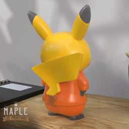 Pikachu Villain Costume - Team Flare - Pokemon 3d model