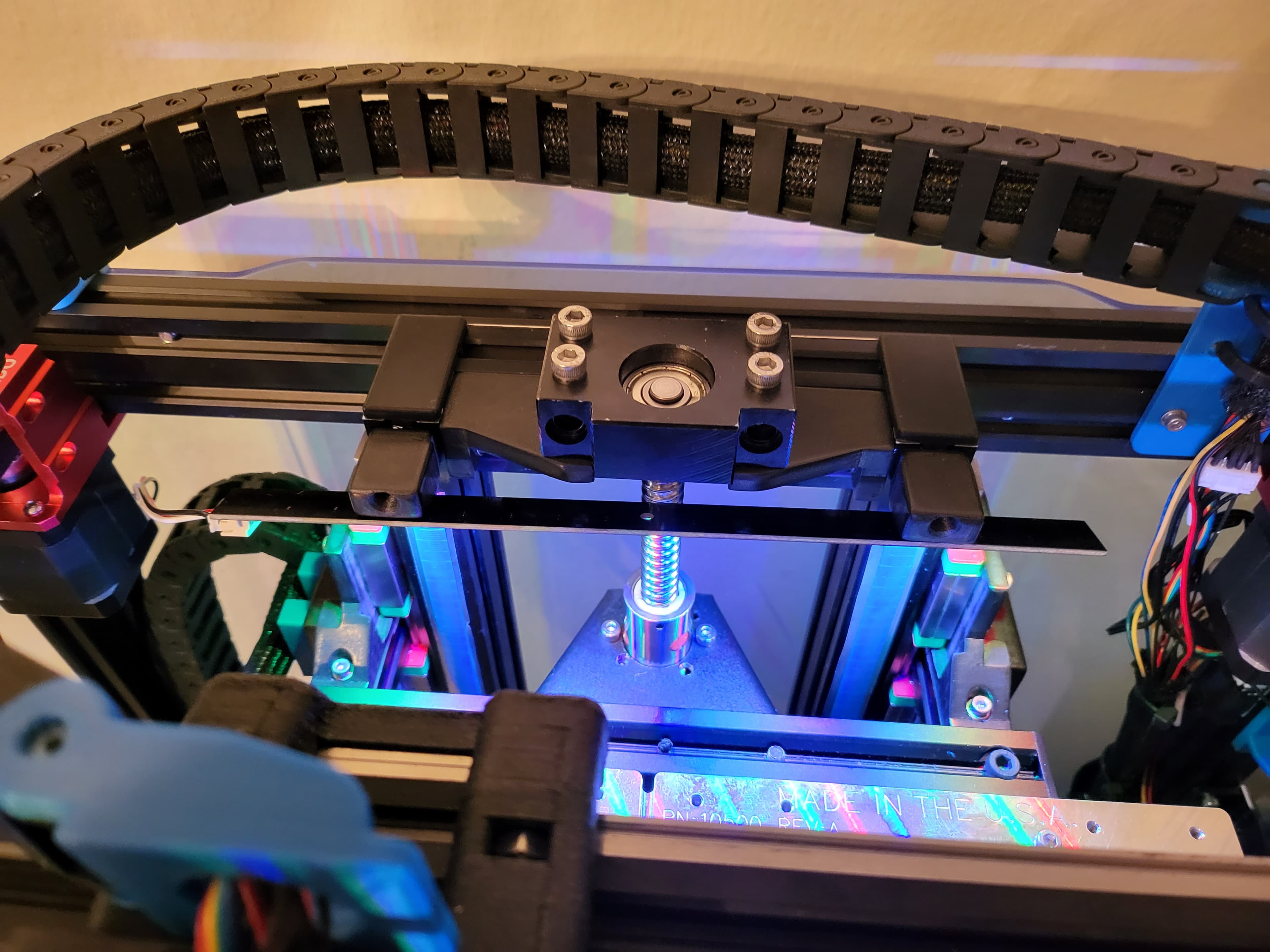Ender 6 Top and Bottom Ball Screw Mount 3d model
