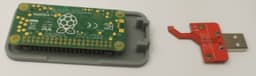 Easy Soldering Stand For Raspberry Pi Zero + USB Stem - (Resin) 3d model