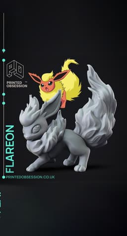 Flareon - Pokemon - Fan Art 3d model