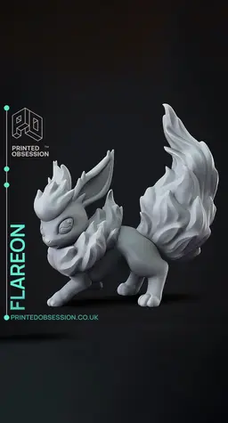 Flareon - Pokemon - Fan Art 3d model