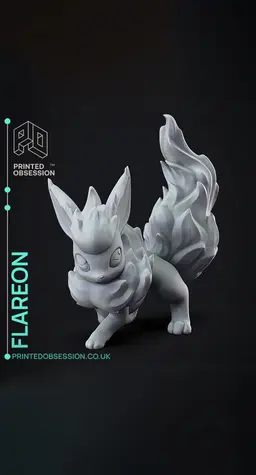 Flareon - Pokemon - Fan Art 3d model