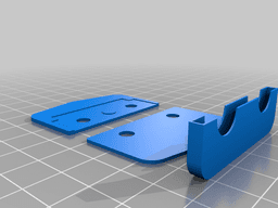 Double edge razor scrapper holder 3d model