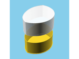 Moon phase 12, nestable box (v1) 3d model
