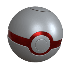 Pokeball Spinner - Premiere Ball 3d model