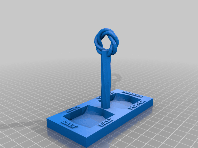 Salt & Pepper Shaker Stand 3d model
