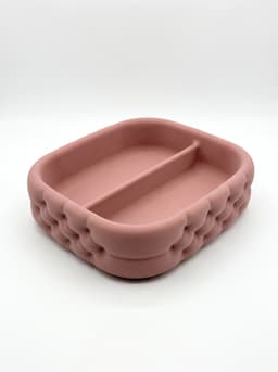 Tufted Desk Organizer & Divided Catchall Caddy 3d model