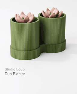 Duo Planter 3d model