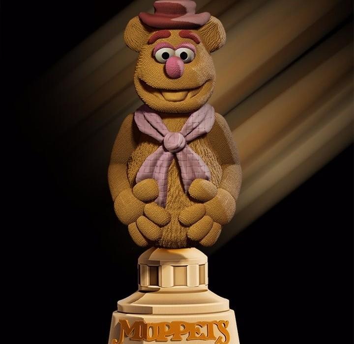 Fozzie Bear from Muppets 3d model