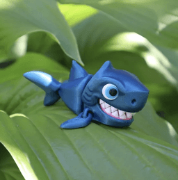 Biting Shark (Multipart print) 3d model