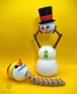 Decapitated Snowman - V2 3d model