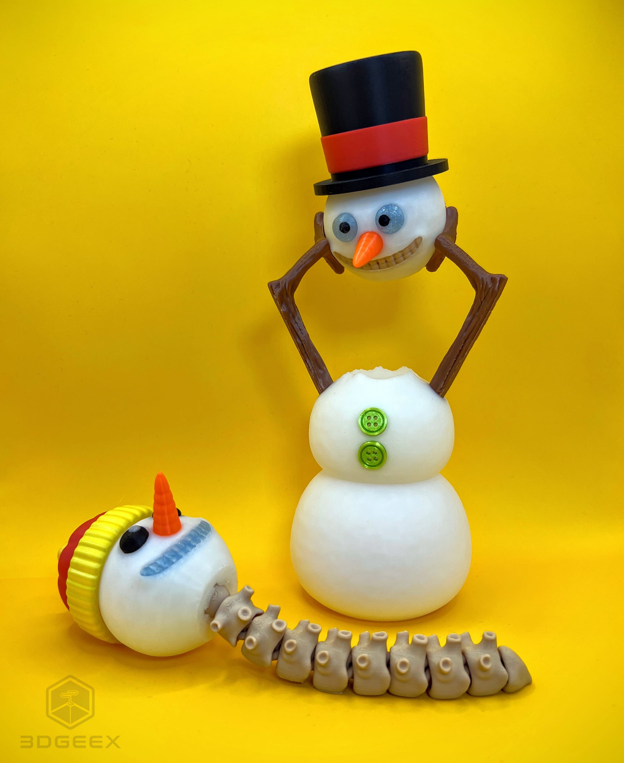 Decapitated Snowman - V2 3d model