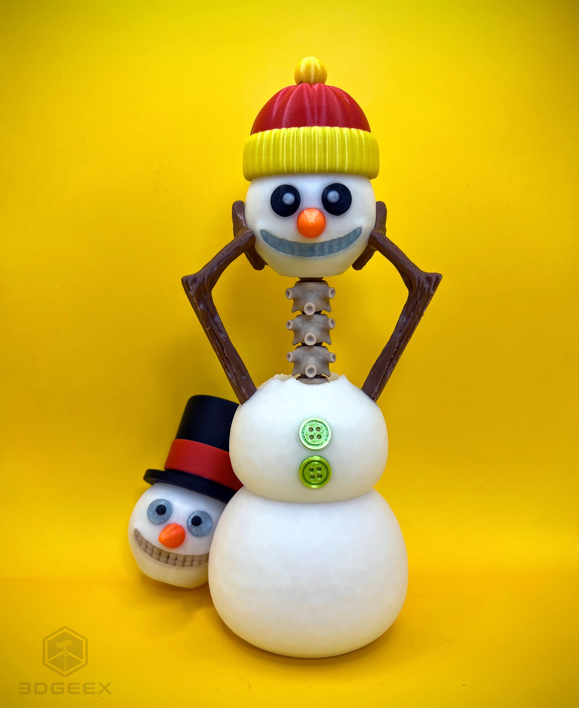 Decapitated Snowman - V2 3d model